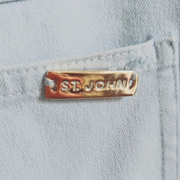 ‼️St. John Sport‼️by Marie Gray, Powder Blue Pants Size 10 - Picture 4 of 6